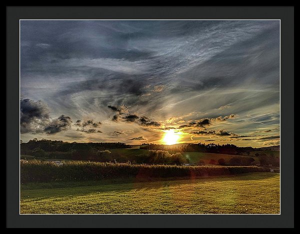 My Beautiful Sunset - Framed Print