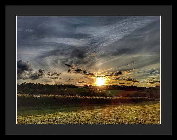 My Beautiful Sunset - Framed Print