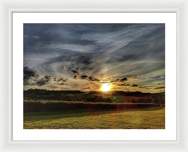 My Beautiful Sunset - Framed Print