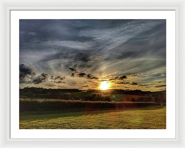 My Beautiful Sunset - Framed Print