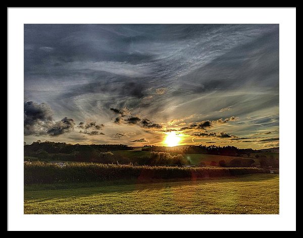 My Beautiful Sunset - Framed Print