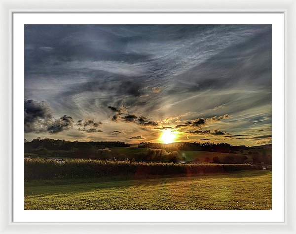 My Beautiful Sunset - Framed Print