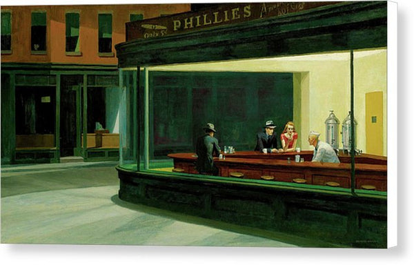 Nighthawks - Canvas Print