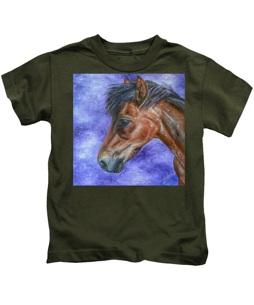 Portrait Of A Pony - Kids T-Shirt