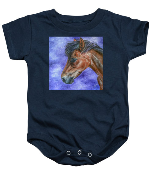 Portrait Of A Pony - Baby Onesie