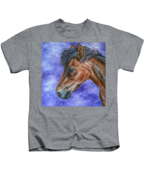 Portrait Of A Pony - Kids T-Shirt
