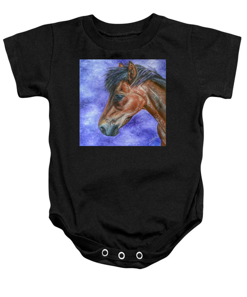 Portrait Of A Pony - Baby Onesie