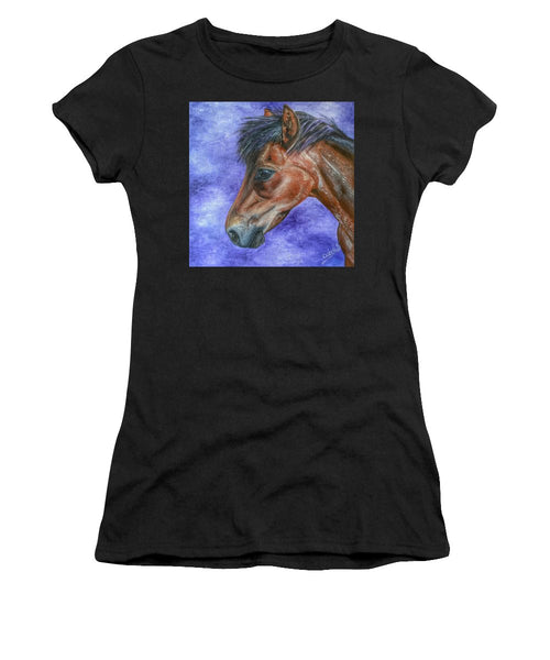 Portrait Of A Pony - Women's T-Shirt (Athletic Fit)