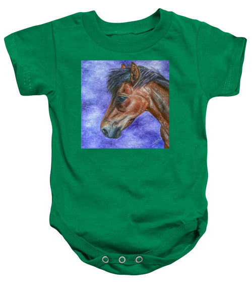 Portrait Of A Pony - Baby Onesie