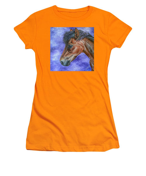 Portrait Of A Pony - Women's T-Shirt (Athletic Fit)