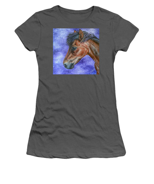 Portrait Of A Pony - Women's T-Shirt (Athletic Fit)