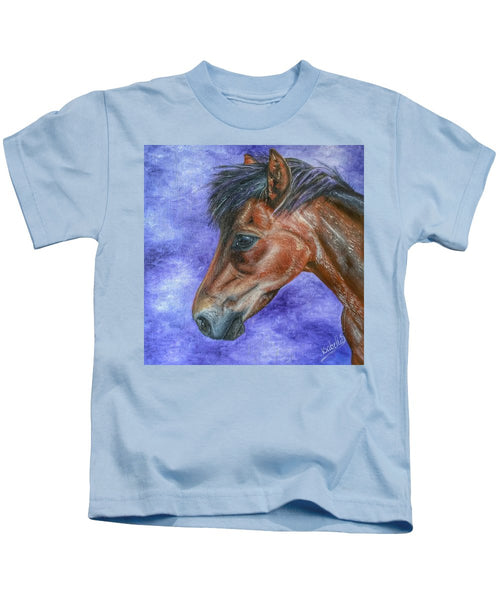 Portrait Of A Pony - Kids T-Shirt