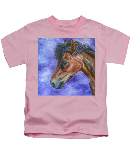 Portrait Of A Pony - Kids T-Shirt
