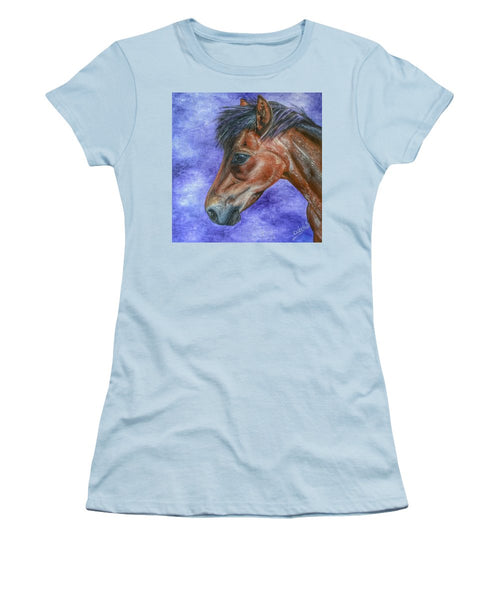 Portrait Of A Pony - Women's T-Shirt (Athletic Fit)
