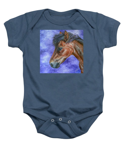 Portrait Of A Pony - Baby Onesie