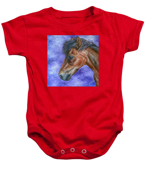Portrait Of A Pony - Baby Onesie