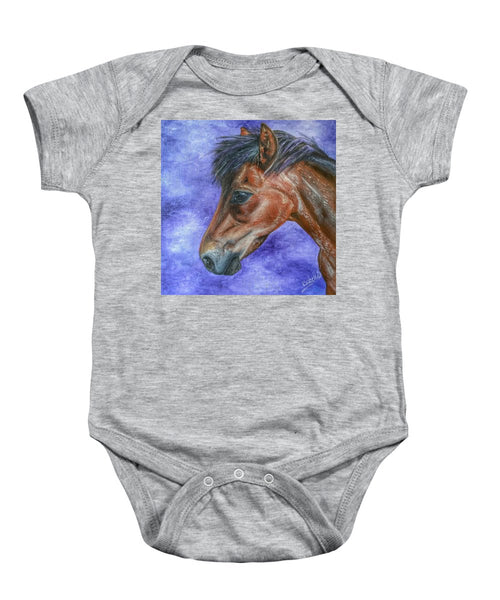 Portrait Of A Pony - Baby Onesie