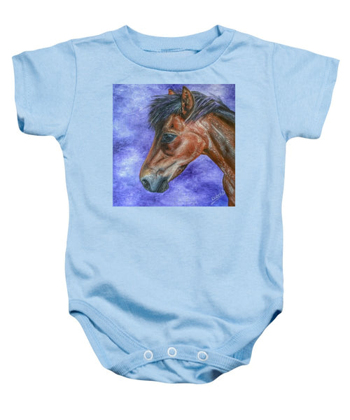 Portrait Of A Pony - Baby Onesie