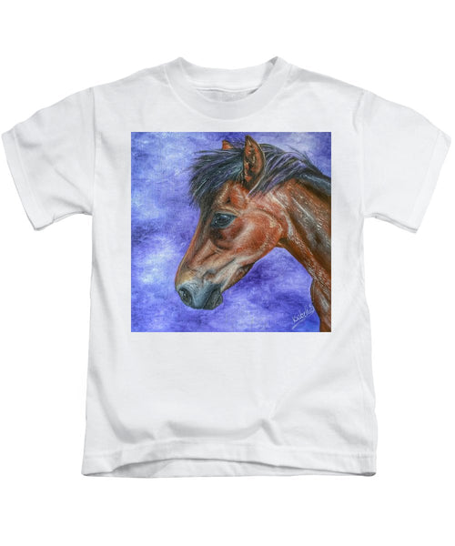 Portrait Of A Pony - Kids T-Shirt