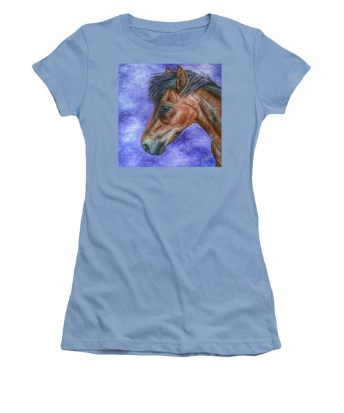 Portrait Of A Pony - Women's T-Shirt (Athletic Fit)