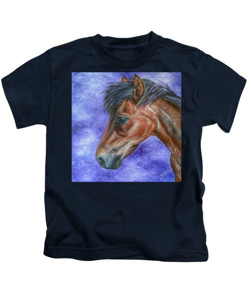 Portrait Of A Pony - Kids T-Shirt