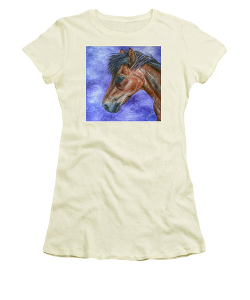 Portrait Of A Pony - Women's T-Shirt (Athletic Fit)
