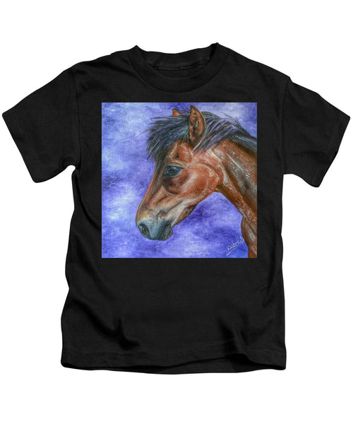 Portrait Of A Pony - Kids T-Shirt