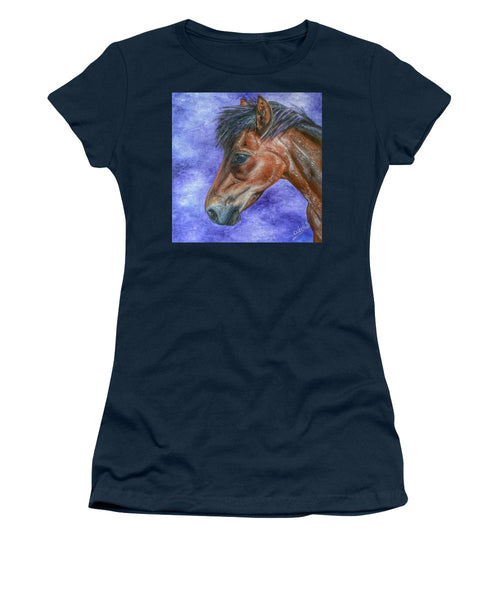 Portrait Of A Pony - Women's T-Shirt (Athletic Fit)