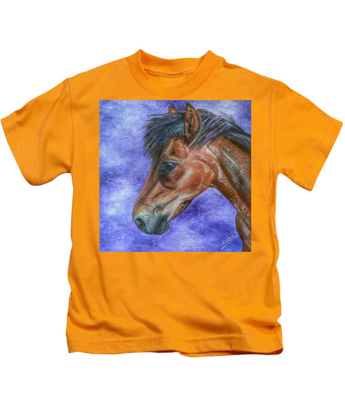Portrait Of A Pony - Kids T-Shirt