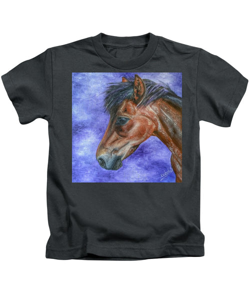 Portrait Of A Pony - Kids T-Shirt