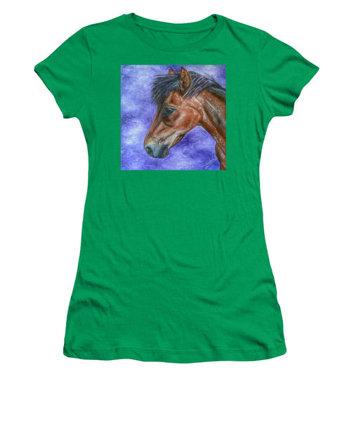 Portrait Of A Pony - Women's T-Shirt (Athletic Fit)