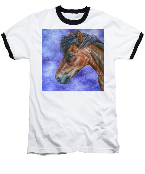 Portrait Of A Pony - Baseball T-Shirt
