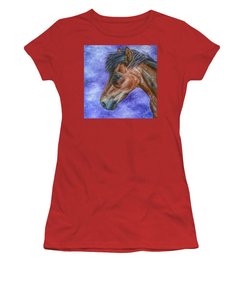 Portrait Of A Pony - Women's T-Shirt (Athletic Fit)