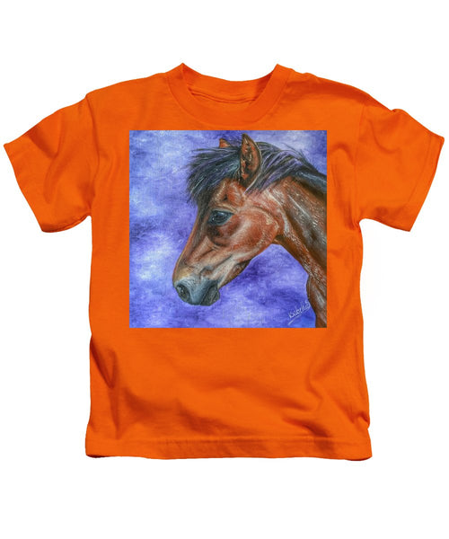 Portrait Of A Pony - Kids T-Shirt