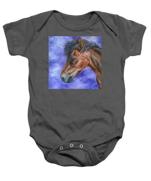 Portrait Of A Pony - Baby Onesie