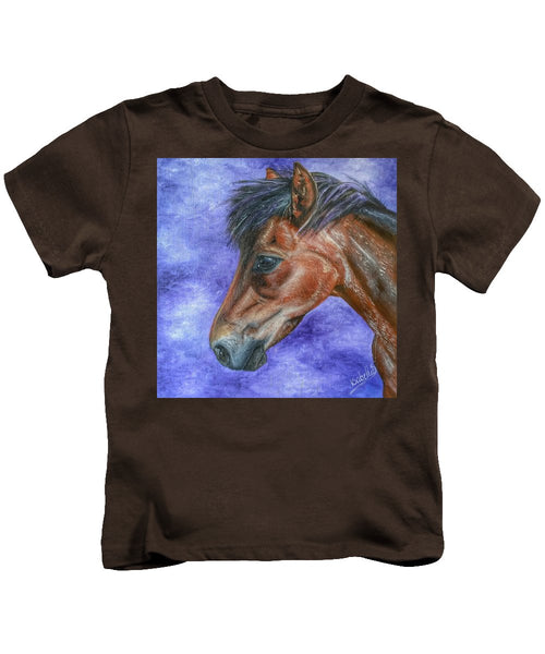 Portrait Of A Pony - Kids T-Shirt