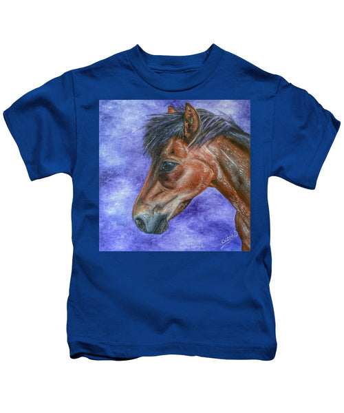 Portrait Of A Pony - Kids T-Shirt