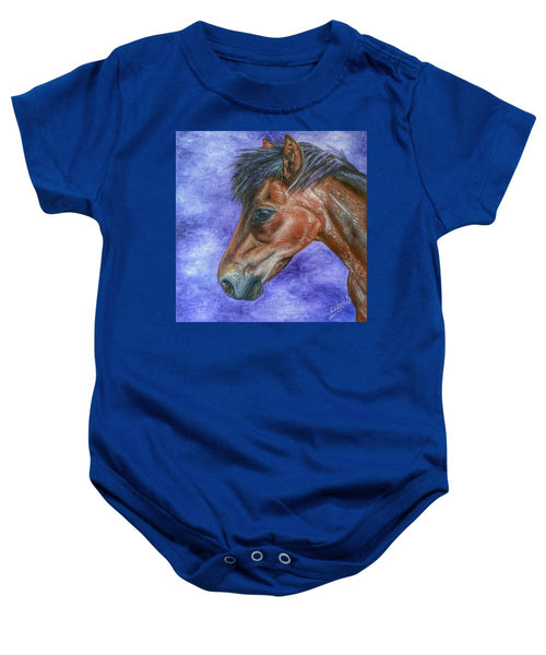 Portrait Of A Pony - Baby Onesie