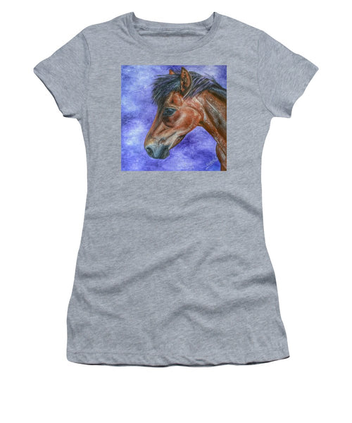 Portrait Of A Pony - Women's T-Shirt (Athletic Fit)