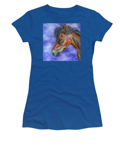 Portrait Of A Pony - Women's T-Shirt (Athletic Fit)