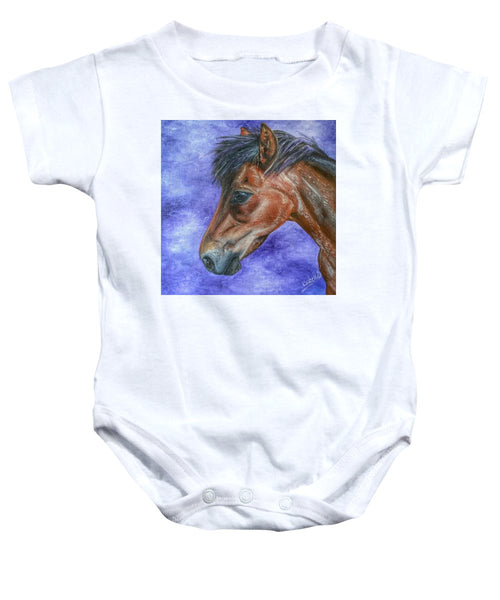 Portrait Of A Pony - Baby Onesie
