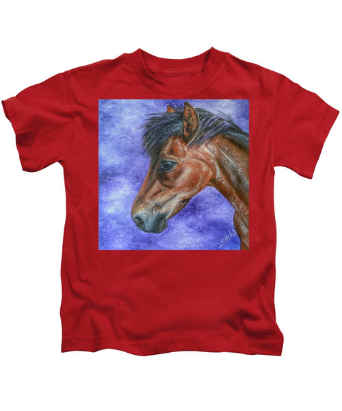Portrait Of A Pony - Kids T-Shirt