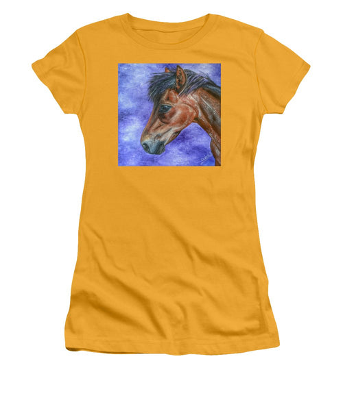 Portrait Of A Pony - Women's T-Shirt (Athletic Fit)
