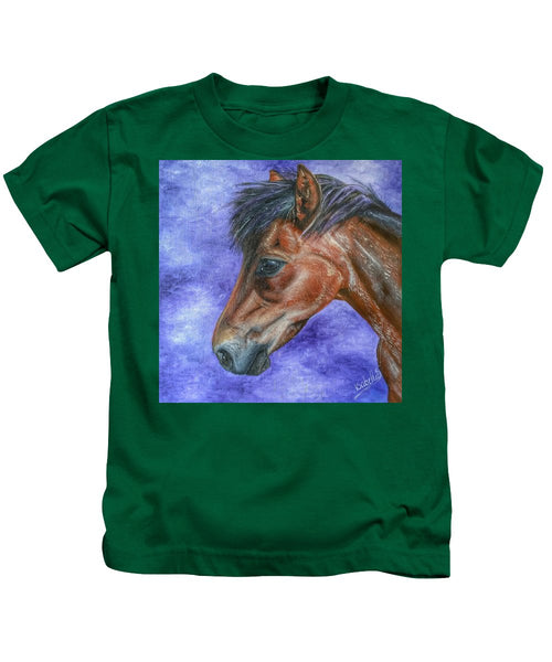 Portrait Of A Pony - Kids T-Shirt
