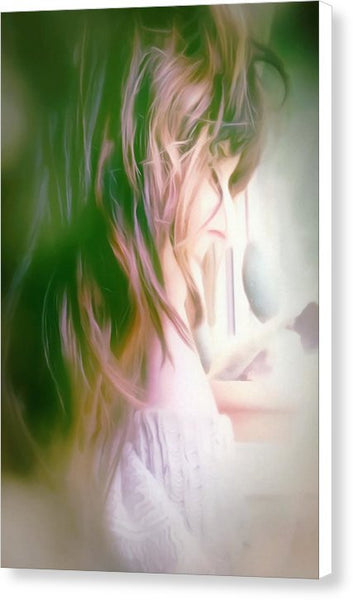 Portrait Of The Artist - Lost In Thought - Canvas Print