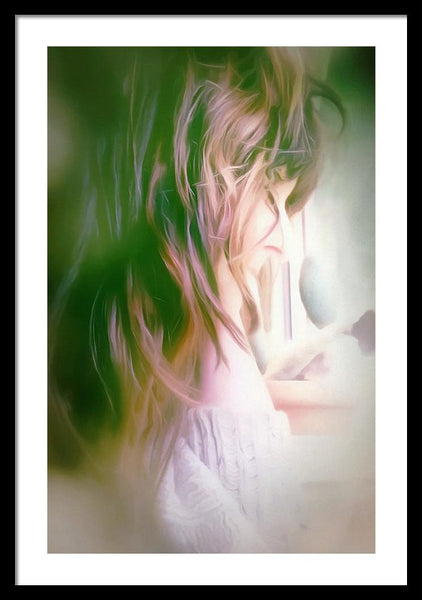 Portrait Of The Artist - Lost In Thought - Framed Print