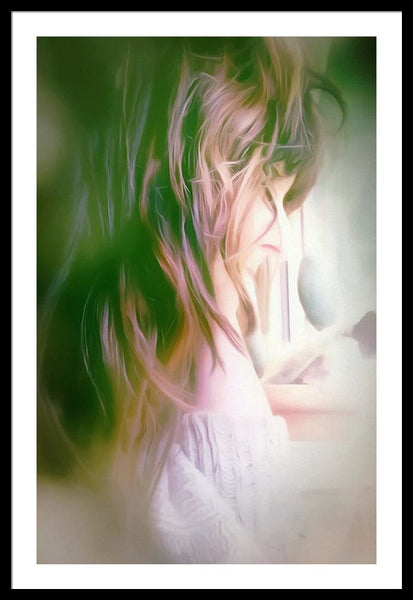 Portrait Of The Artist - Lost In Thought - Framed Print