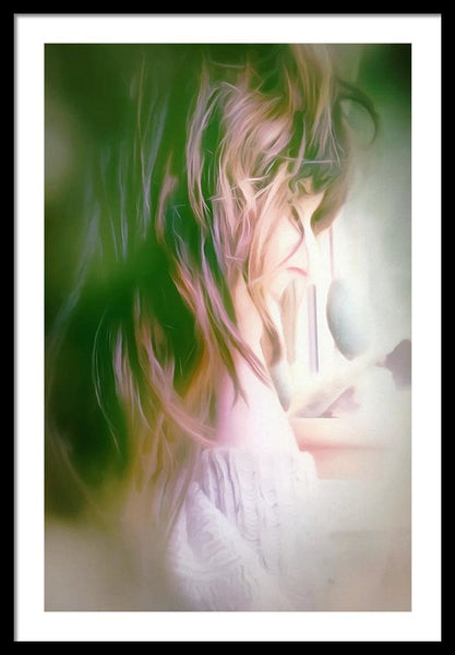 Portrait Of The Artist - Lost In Thought - Framed Print