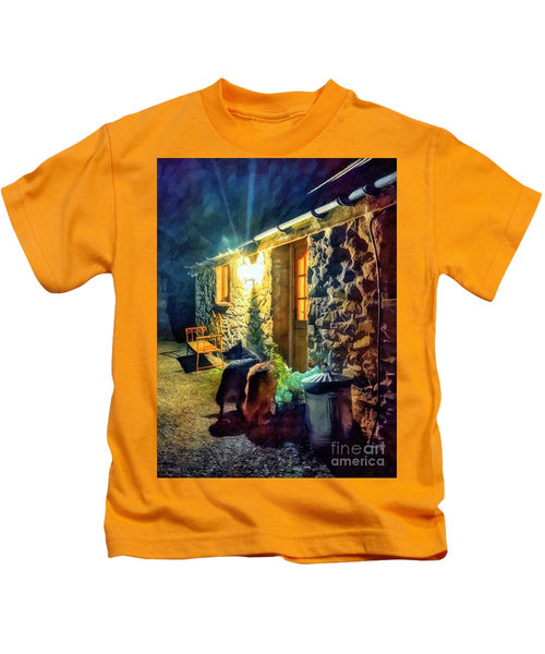 Shepherds At The Cottage Door - Kids T-Shirt