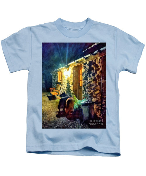 Shepherds At The Cottage Door - Kids T-Shirt